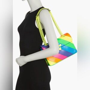 Kurt Geiger Brixton Lock Rainbow Crossbody/ Shoulder Bag NWT